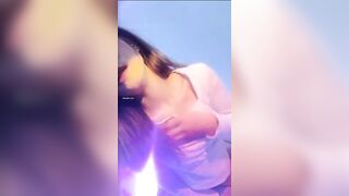 苗窕贫乳骚母狗淫声荡语撩骚互动跳蛋自慰
